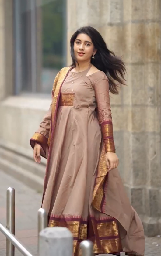 Banshari Cotton Anarakali with Dupatta