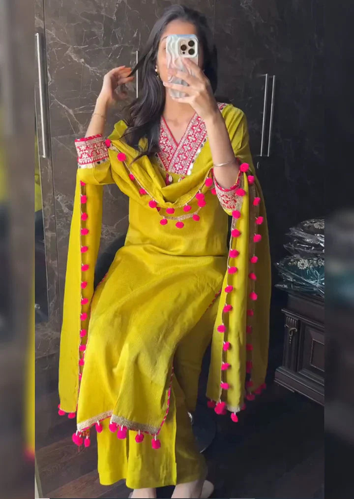 Kurti Set With Dupatta